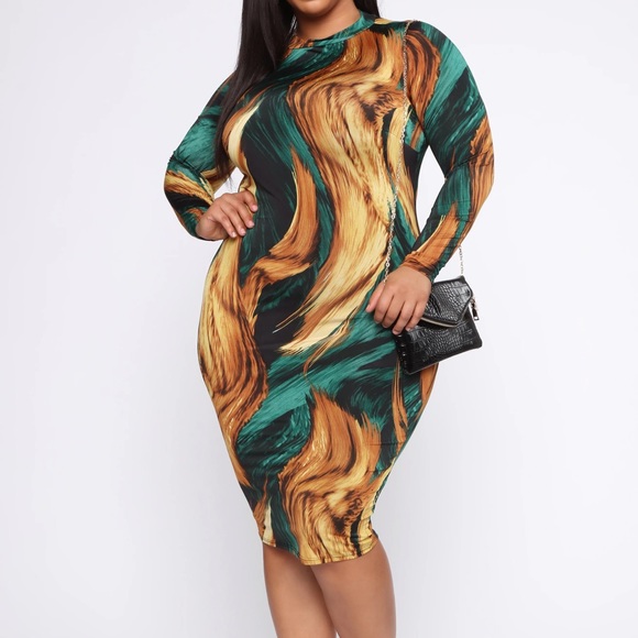 Fashion Nova Bodycon Dress - Picture 2 of 10